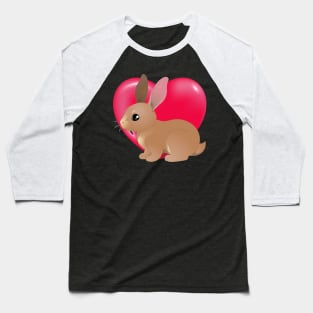 Bunny Fat Love Baseball T-Shirt